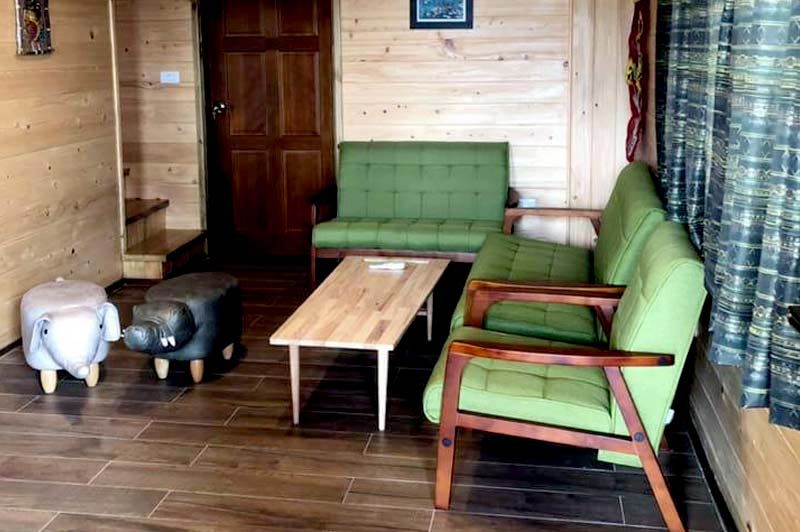 獨棟木屋客廳